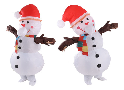 Disfraz Inflable De Navidad, Divertida Muñeca Inflable Para
