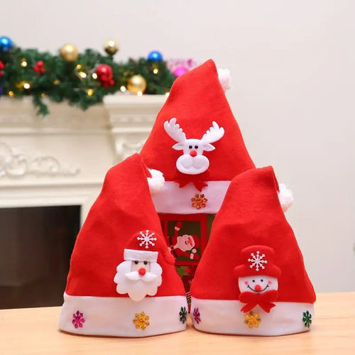 Gorro Navideño Con Luces