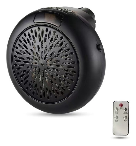 Calentador Eléctrico Redondeado Portátil Con Control Remoto