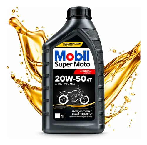 Óleo Motor Mobil Mineral 20w50 Moto/quadriciclo
