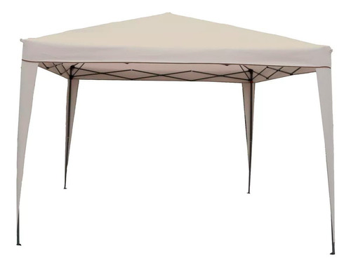 Gazebo Plegable Autoarmable 3x3 Exterior Con Bolso - Rex Color Natural