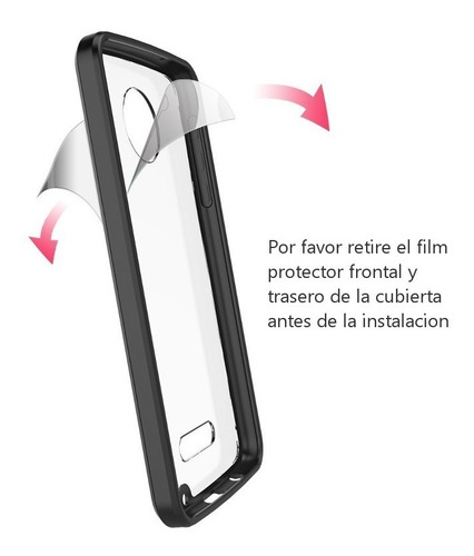 Imagen 5 de 7 de Clear Cover Moto Z2 Play