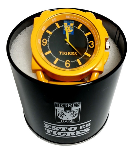 Reloj Deportivo Tigres Mod. 2541 Correa Amarillo