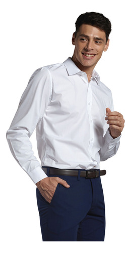 Camisa Devré Blanca Clásica Hombre 44d0121