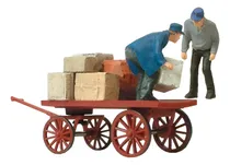 Comprar Figuras Maquetas H0 Preiser 28084 Carro Con 2 Cargadores