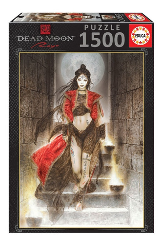 Rompecabezas Luna Muerta Arte Mujer Luis Royo 1500 Pz Educa