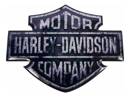 Adesivo Logo Compatível Harley Davidson Resinado Rs35