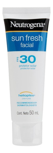 Protetor Solar Neutrogena Sun Fresh Facial Fps 30 50g