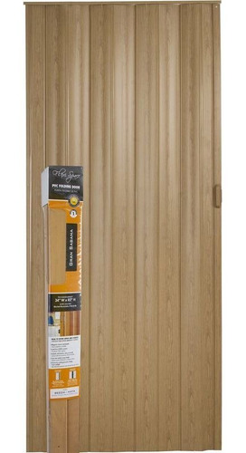 Puerta Plegable Color Haya Flexible 90 X 210 Cm 6mm Grosor