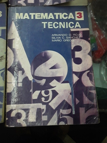 Matematica 3 Escuela Técnica Armando Rojo El Ateneo