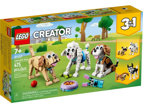 Lego Creator 31137 3 Perros Adorables 475 Pzs