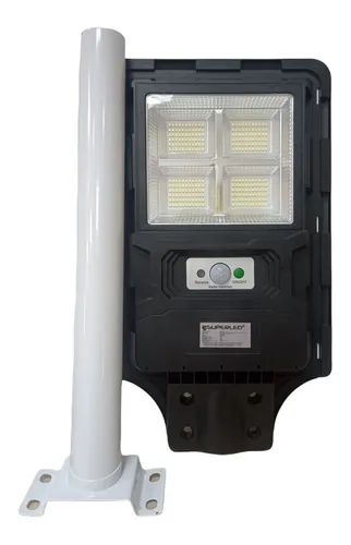 Lampara Led Solar A/p 100w Control Y Sensor + Soporte