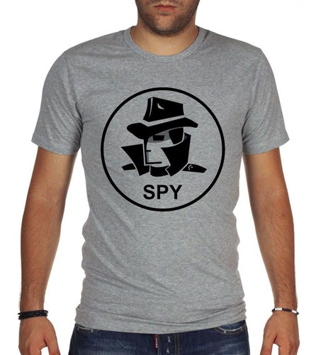 Remera De Hombre Escudo Espia Spy Investigacion
