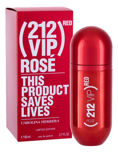 Perfume Mujer Carolina Herrera 212 Vip Rose Red 80 Ml