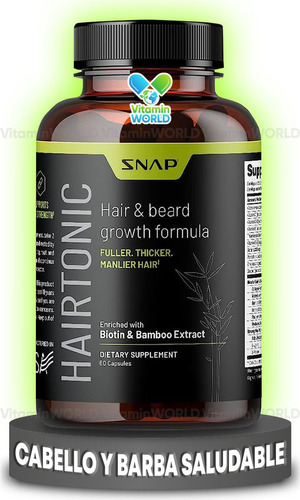 Suplemento Cabello & Barba Hairtonic 60 Caps