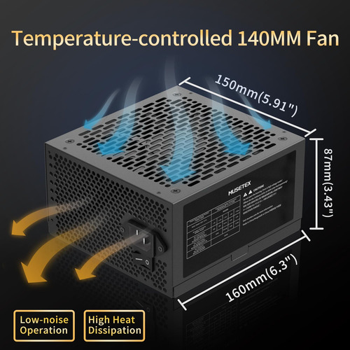 Fuente De Alimentación De Pc Mustex 1000w, Fuente De Aliment