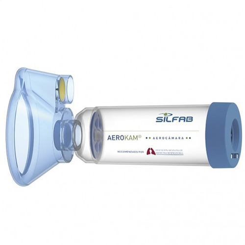 Imagen 2 de 6 de Aerocámara Con Mascara Pediátrica Silfab Pa06