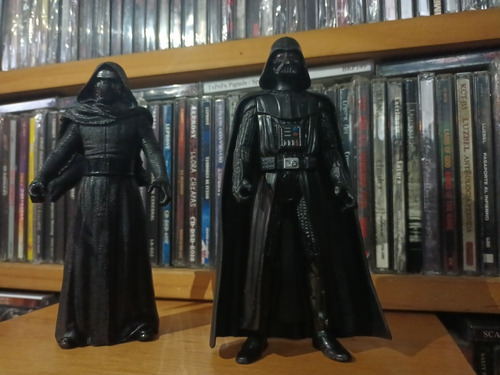 Darth Vader Y Kilo Ren, Figuras 15cms Hasbro Star Wars. (Usado)
