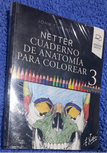 Libro Netter Anatomia 3 Para Colorear 