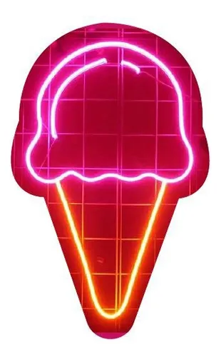 comprar Letrero Led Neon Helado Paleteria Decoracion Malteada Paleta
