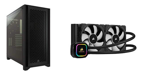 Corsair 4000d Airflow Vidrio Templado Mid-tower Atx E Icue