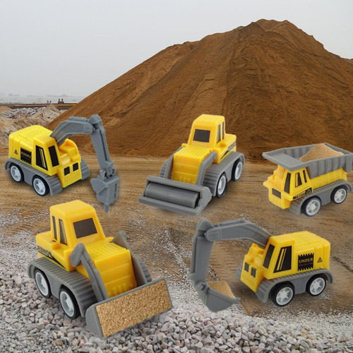 Set De Excavadora Con Coche A Fricción Creativo