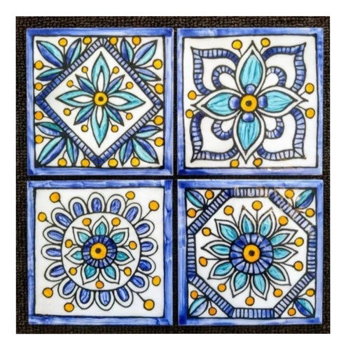 Azulejos Decorados 10 X 10 Veracruz Cobaltos . Fabricante 