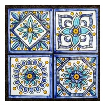 Comprar Azulejos Decorados 10 X 10 Veracruz Cobaltos . Fabricante 