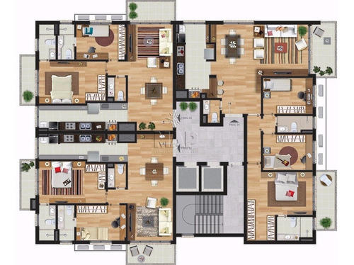 Imagem 4 de 5 de Apartamento - Tristeza - Ref: 389 - V-map02-0256