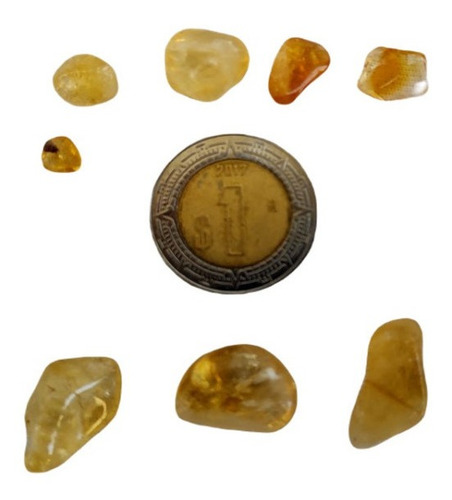 Cuarzo Citrino Pulido De 2 Mm A 2 Cm Surtido Un Kilo Amarillo