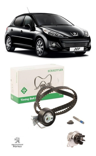 Kit Distribucion Ina + Bomba Dolz Peugeot 207 1.4 N 8v