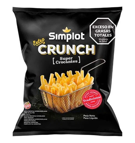 Papas Simplot Extra-crunch Corte Tradicional X 2,5kg