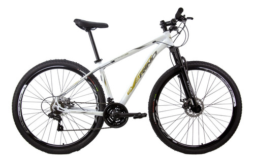 Bicicleta Aro 29 Rino Everest Cambios Shimano 21v - Roller Cor Branco Tamanho Do Quadro 21
