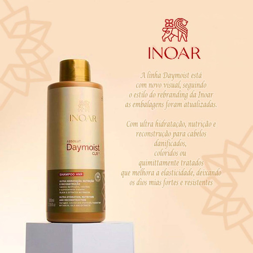 Kit Absolut Daymoist Crl Sh + Cond 800ml - Inoar