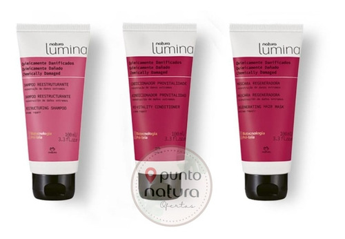 Kit Lumina Cabello Quimicamente Dañado Natura