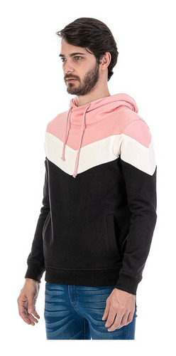 Imagen 2 de 6 de Sudadera Cerrada Moda Hombre Con Capucha