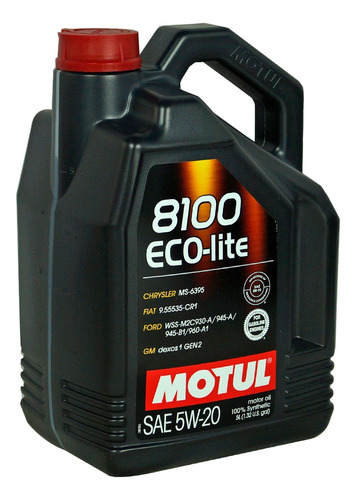 Aceite Sintético Motul 8100 Eco-lite 5w-20 Garrafa