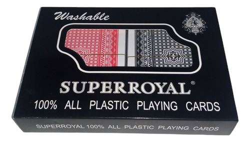 Cartas Poker Super Royal 100% Plastico Pack 2 Barajas