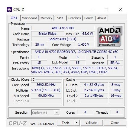Pc Gamer Amd A10 Gtx 1050ti 4gb 8 Ram 1 Tb Disco Duro (Usado)
