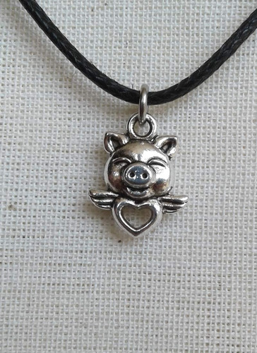 Collar/pulsera/llavero De Chanchito, Cerdito Alado, Pig