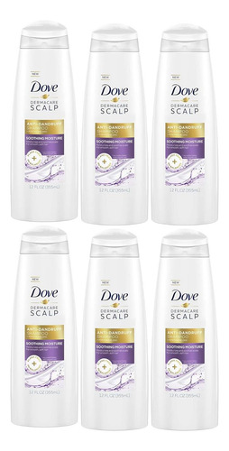 Dove Dermacare Scalp ChampĂș Anticaspa Humedad Calmante 12 Oz