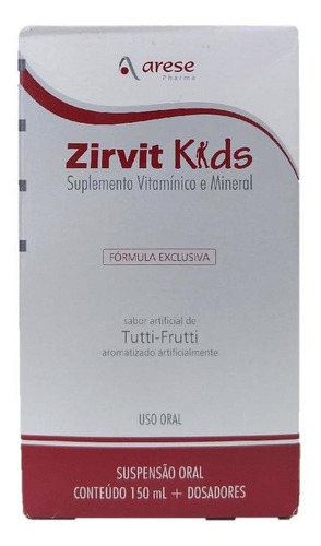 Zirvit Kids Suspensão Oral Frasco Com 150ml