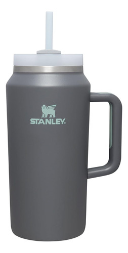 Vaso Stanley Con Manija H2.o Color Carbón 64oz 1.8l