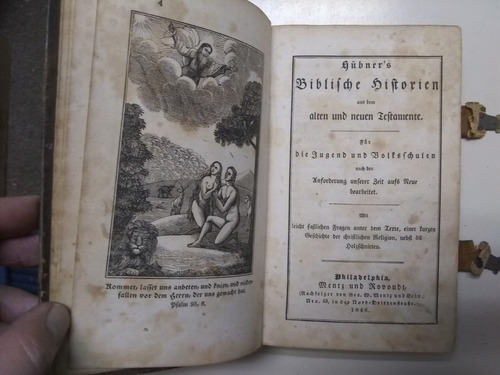 Hübner's Biblische Historien. Historia De La Biblia. 1846. 