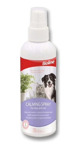 Bioline Calmante En Spray 120ml Perros Y Gatos