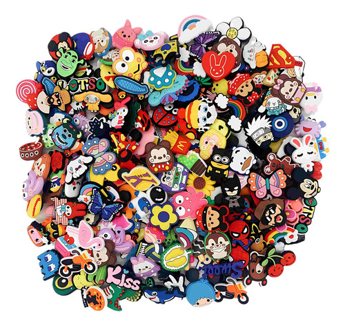 100pcs Decoración De Dibujos Animados Para Zapatos Cocodrilo