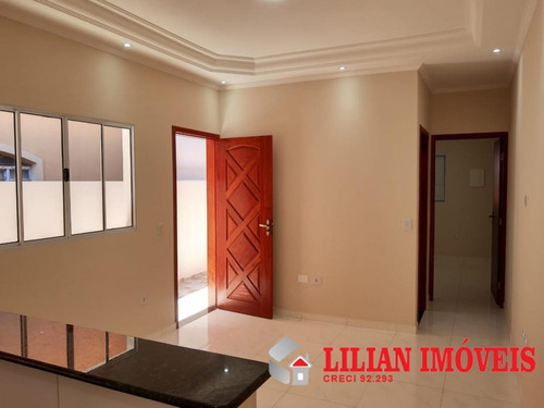 Imagem 9 de 15 de Casa Nova Com Piscina / Mongaguá - 921