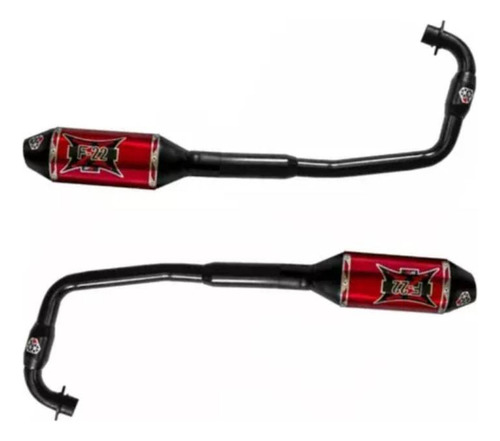 Escape Esportivo F22 Fan 125 2009/2013 Ks-es Cores