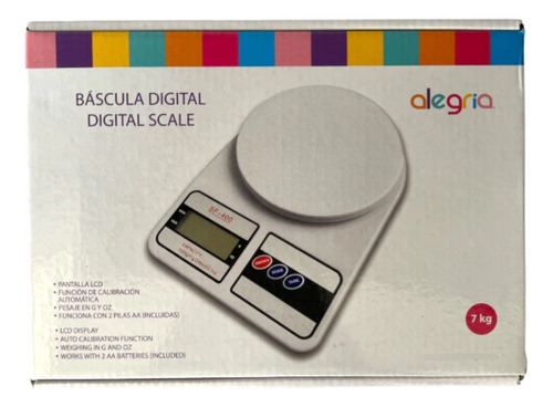 Bascula Digital Repostería Alegria 7kg