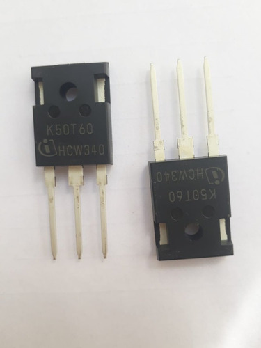 Transistor Igbt K50t60 50t60 600v 80a Kit Com 15 Unidades